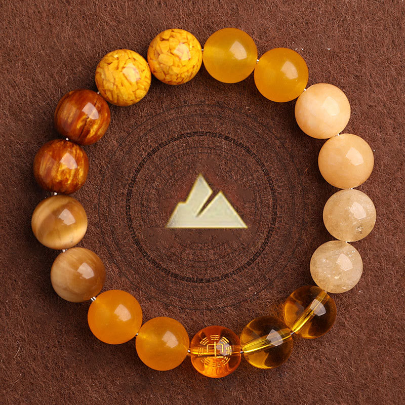Nimara Ritual Five Elements Various Agate Balance Luck Bracelet