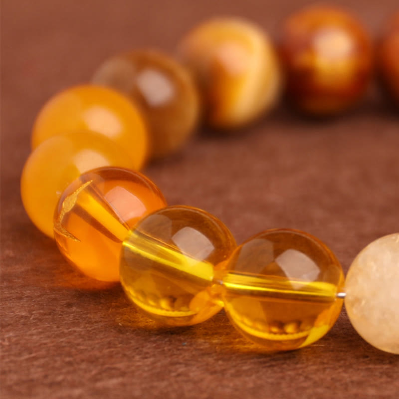 Nimara Ritual Five Elements Various Agate Balance Luck Bracelet