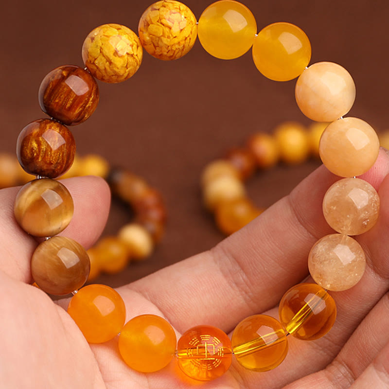 Nimara Ritual Five Elements Various Agate Balance Luck Bracelet