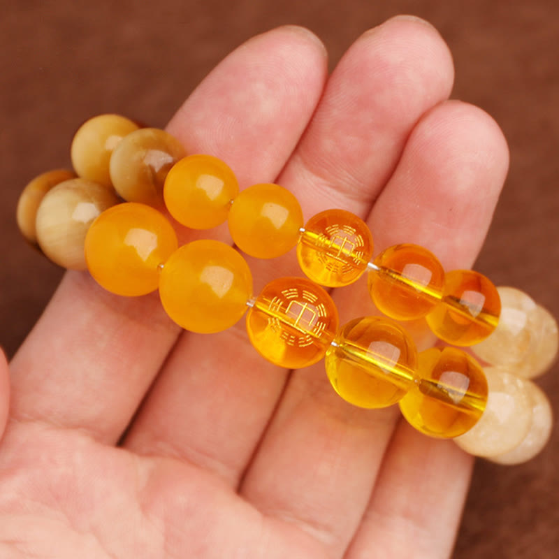 Nimara Ritual Five Elements Various Agate Balance Luck Bracelet