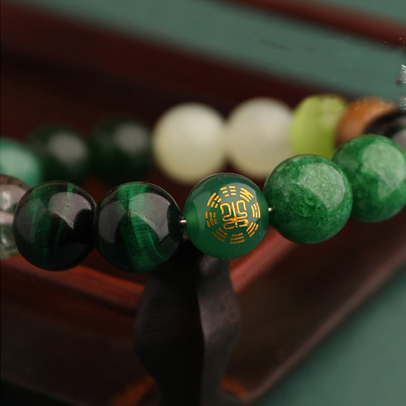 Nimara Ritual Five Elements Various Agate Balance Luck Bracelet
