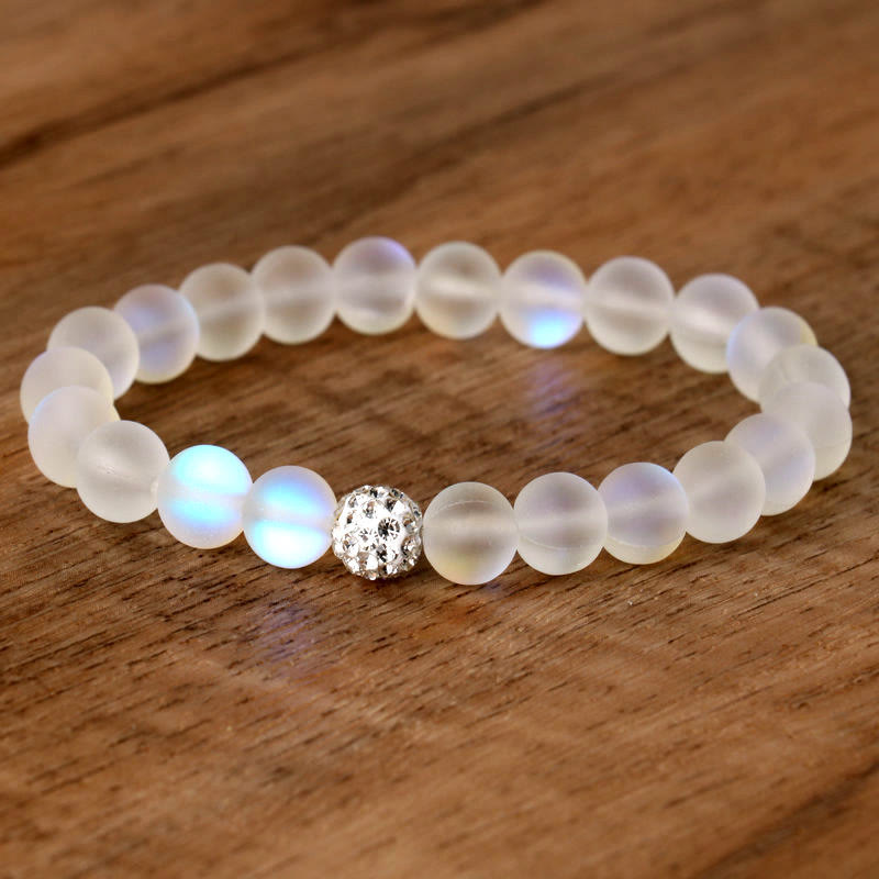 Nimara Ritual Glitter Stone Zircon Healing Bracelet