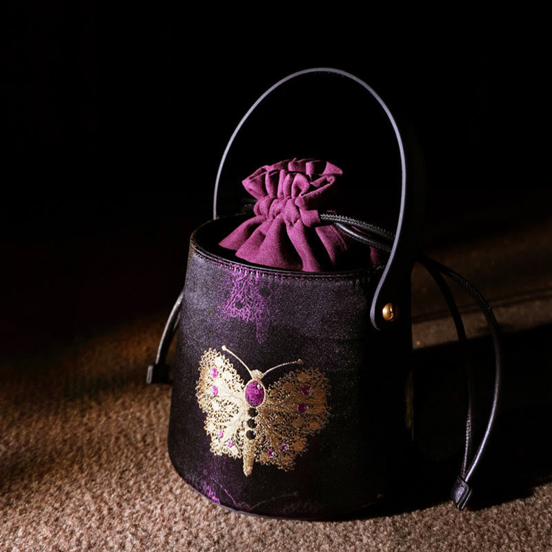 Nimara Ritual Butterfly Song Brocade Crossbody Bag Shoudler Bag
