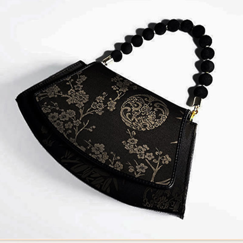 Nimara Ritual Plum Bamboo Bead Chain Xiangyunsha Silk Crossbody Bag Shoulder Bag