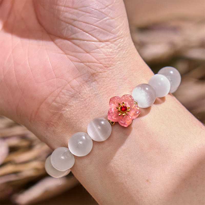 Nimara Ritual Cat's Eye Chrysoberyl Flower Love Bracelet