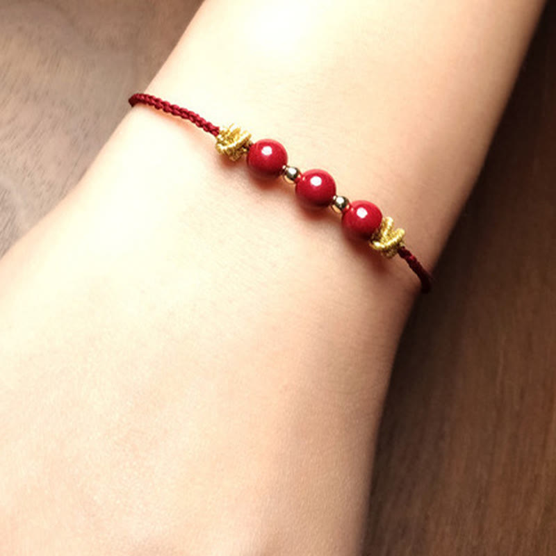 Nimara Ritual Colorful String Cinnabar Calm Bracelet