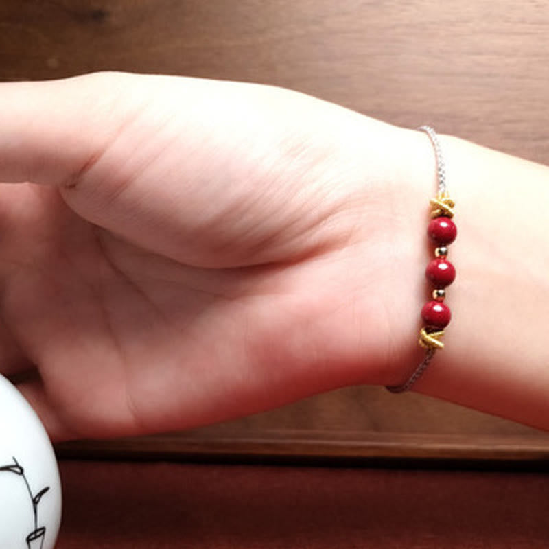 Nimara Ritual Colorful String Cinnabar Calm Bracelet