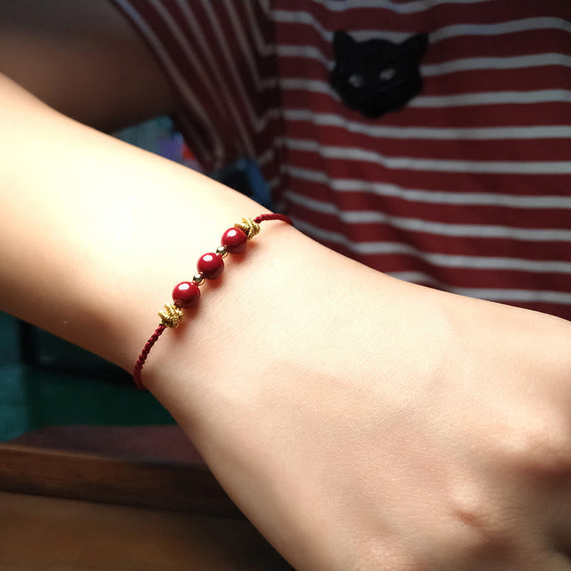 Nimara Ritual Colorful String Cinnabar Calm Bracelet