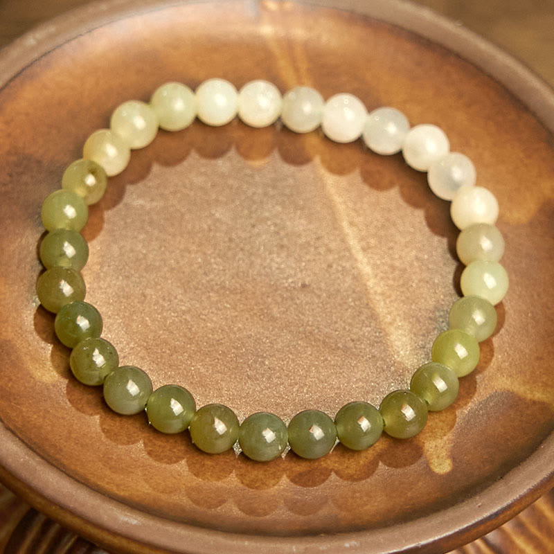 Nimara Ritual Hetian Jade Gradient Color Abundance Bracelet