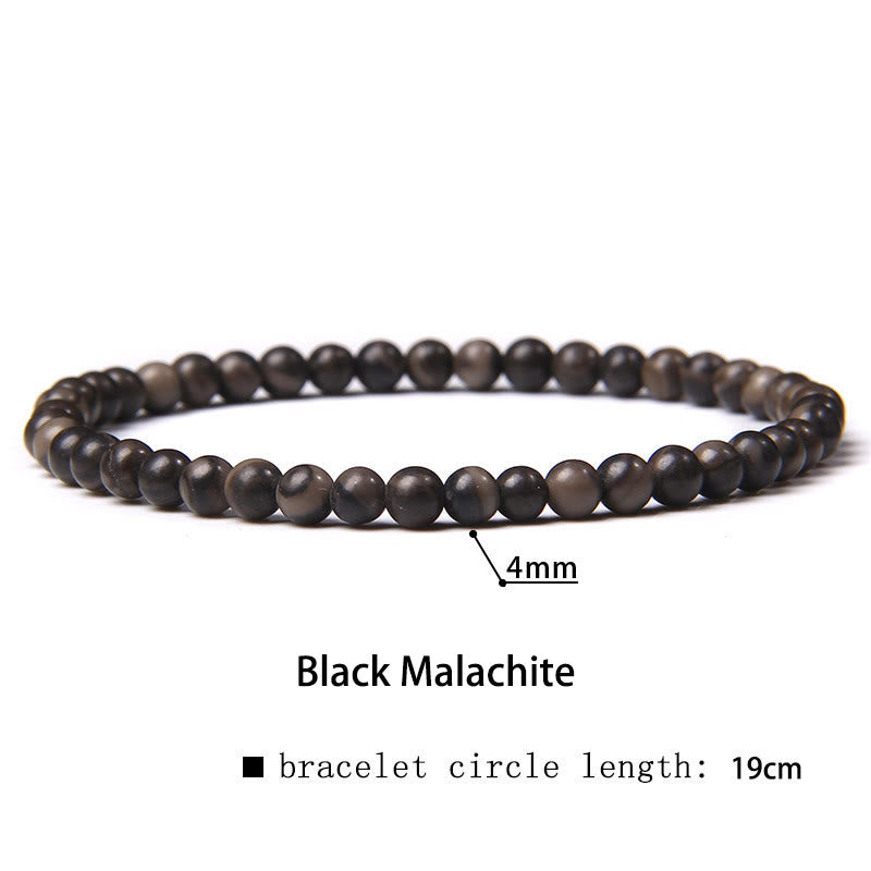 Nimara Ritual 4mm Various Stone Crystal Mini Beads Healing Bracelet