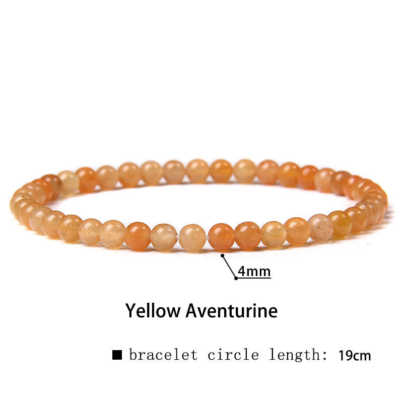Nimara Ritual 4mm Various Stone Crystal Mini Beads Healing Bracelet