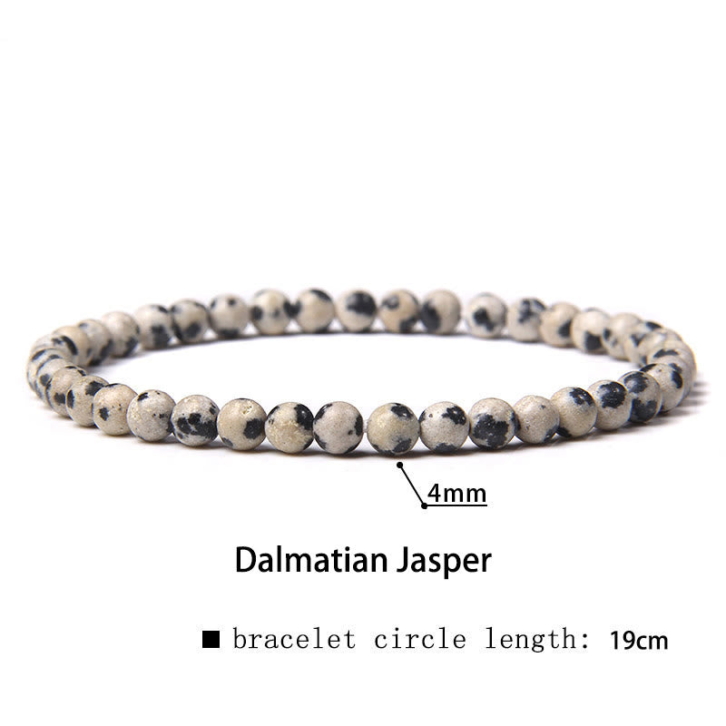 Nimara Ritual 4mm Various Stone Crystal Mini Beads Healing Bracelet