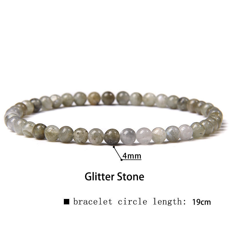 Nimara Ritual 4mm Various Stone Crystal Mini Beads Healing Bracelet