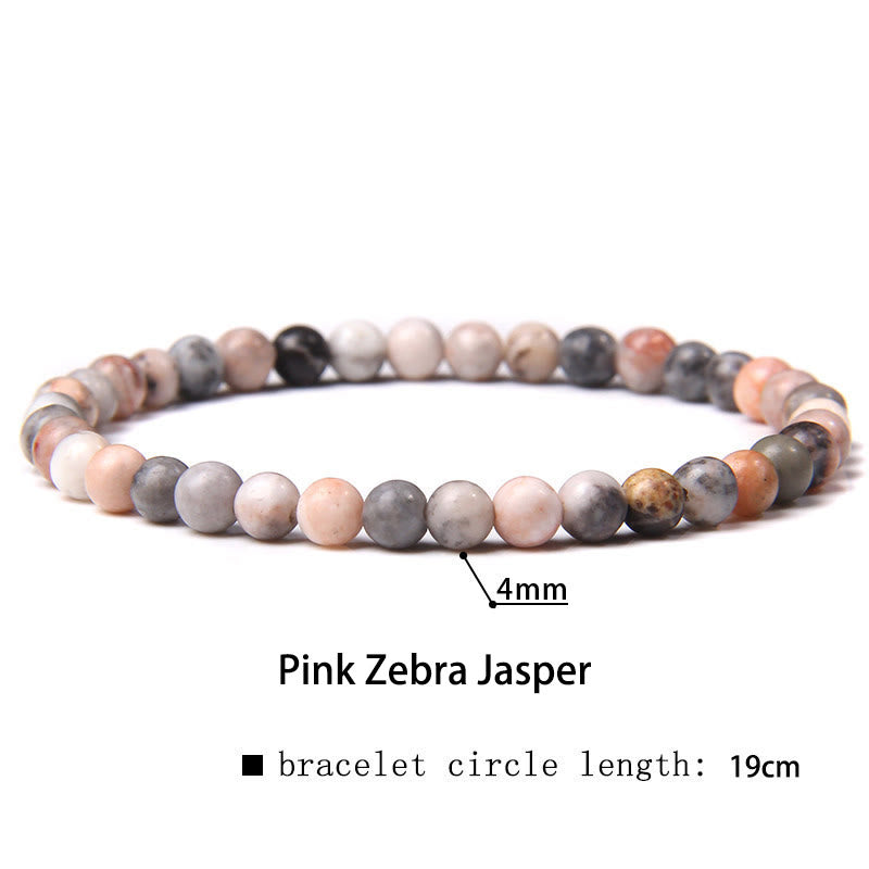 Nimara Ritual 4mm Various Stone Crystal Mini Beads Healing Bracelet