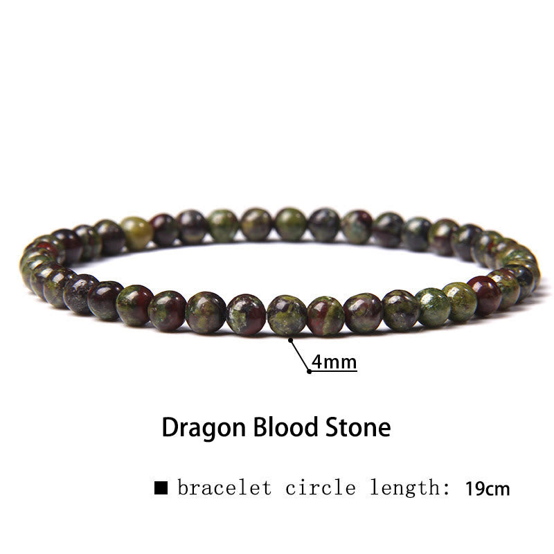 Nimara Ritual 4mm Various Stone Crystal Mini Beads Healing Bracelet