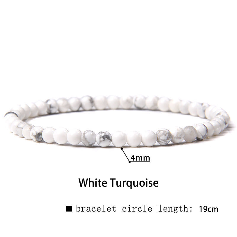 Nimara Ritual 4mm Various Stone Crystal Mini Beads Healing Bracelet