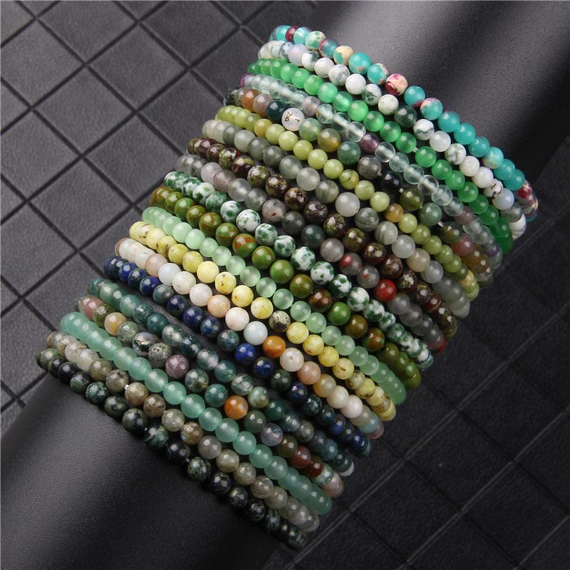Nimara Ritual 4mm Various Stone Crystal Mini Beads Healing Bracelet