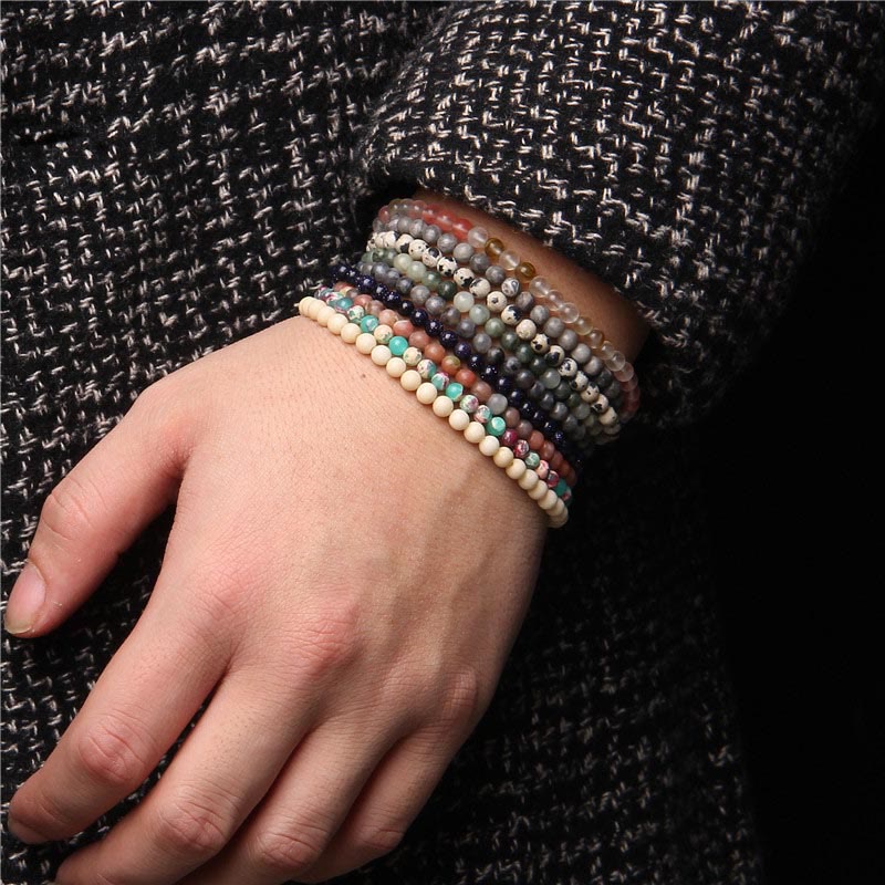 Nimara Ritual 4mm Various Stone Crystal Mini Beads Healing Bracelet