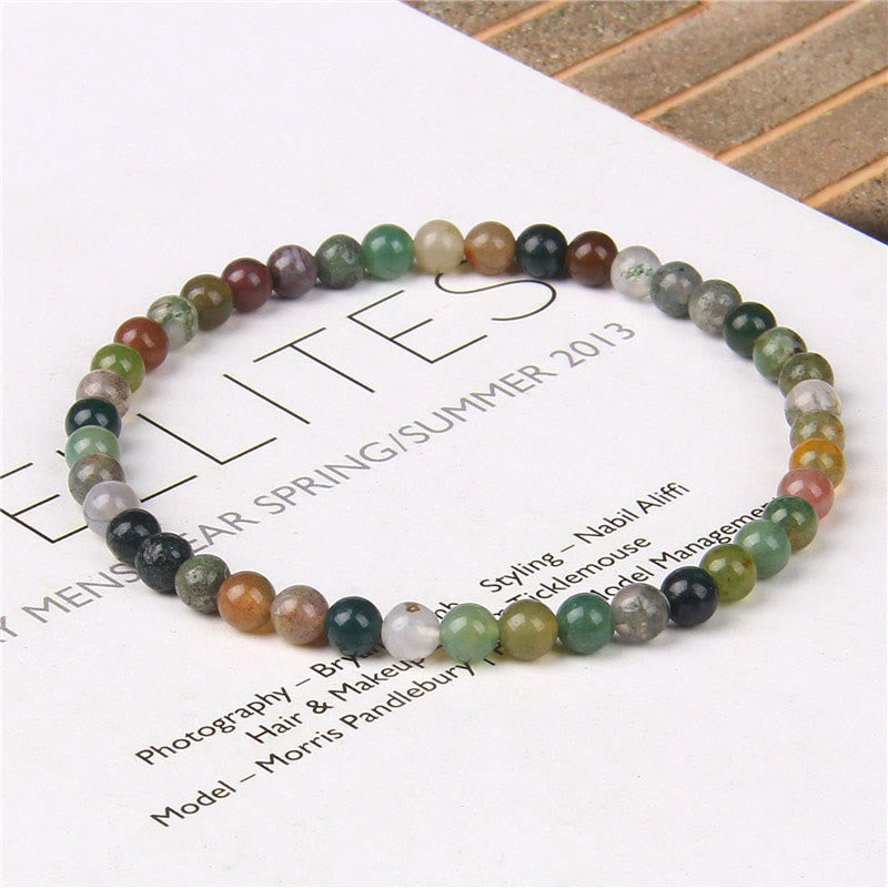 Nimara Ritual 4mm Various Stone Crystal Mini Beads Healing Bracelet