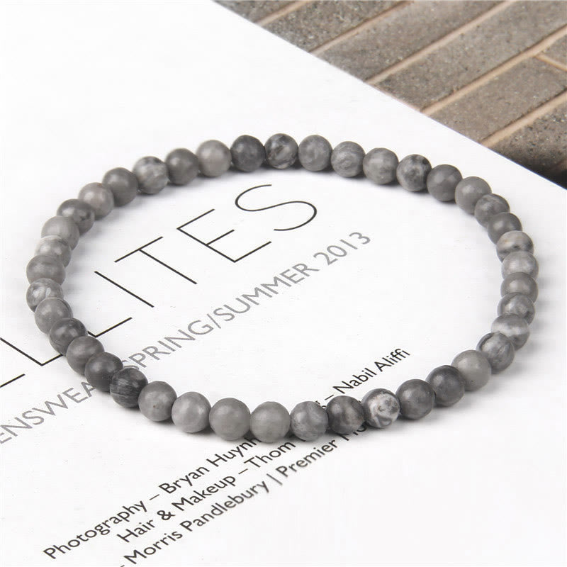 Nimara Ritual 4mm Various Stone Crystal Mini Beads Healing Bracelet