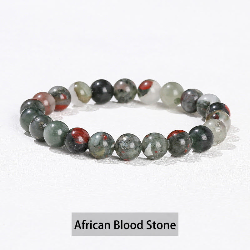 Nimara Ritual Various Crystal Stone Amethyst Green Aventurine Rose Quartz Healing Bracelet