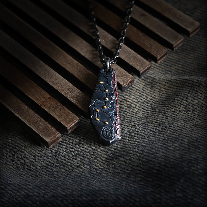 Nimara Ritual 999 Sterling Silver Big Dipper Balance Necklace Pendant
