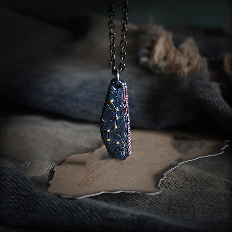 Nimara Ritual 999 Sterling Silver Big Dipper Balance Necklace Pendant
