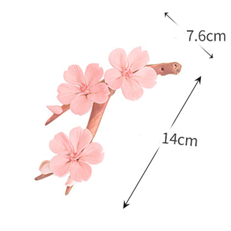 Nimara Ritual Blooming Plum Blossom Branches Ceramic Healing Incense Burner Desk Decoration