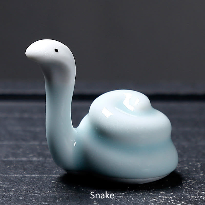 Nimara Ritual Chinese Zodiac Ceramic Tea Pet Home Decoration