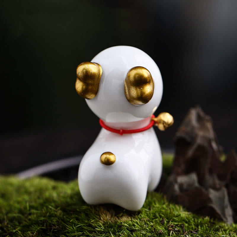 Nimara Ritual Mini Deer Tea Pet Ceramic Home Desk Figurine Decoration