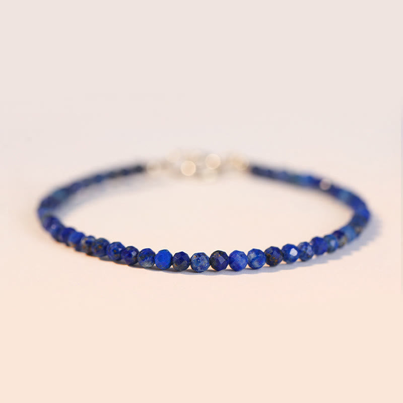 Nimara Ritual Small Lazurite Ultra-Thin Beads Balance Bracelet