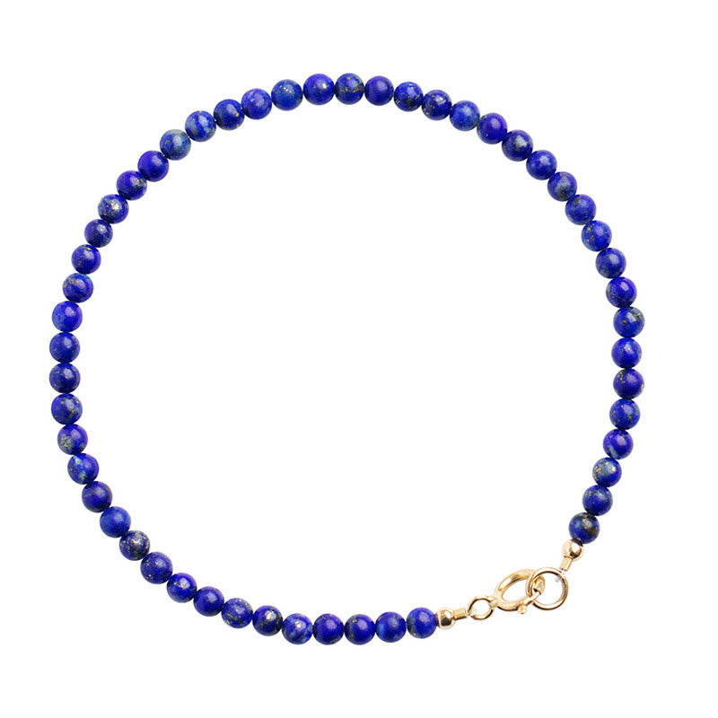 Nimara Ritual Small Lazurite Ultra-Thin Beads Balance Bracelet