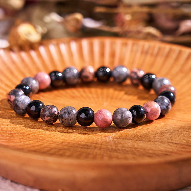 Nimara Ritual Various Crystals Malachite Lazurite Lapis Lazuli Hemimorphite Calmness Bracelet