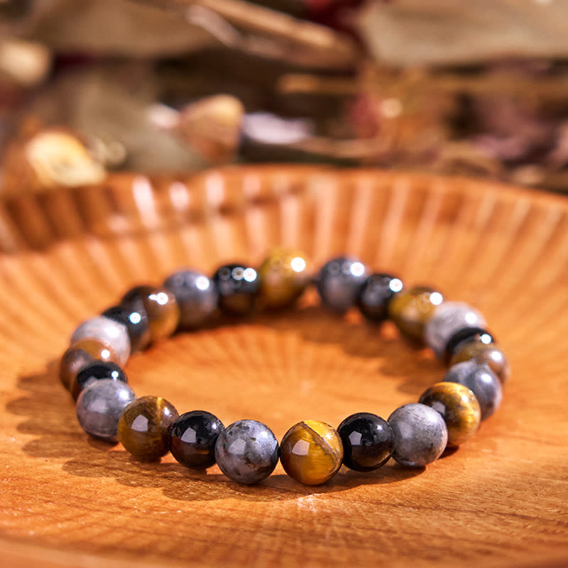 Nimara Ritual Various Crystals Malachite Lazurite Lapis Lazuli Hemimorphite Calmness Bracelet