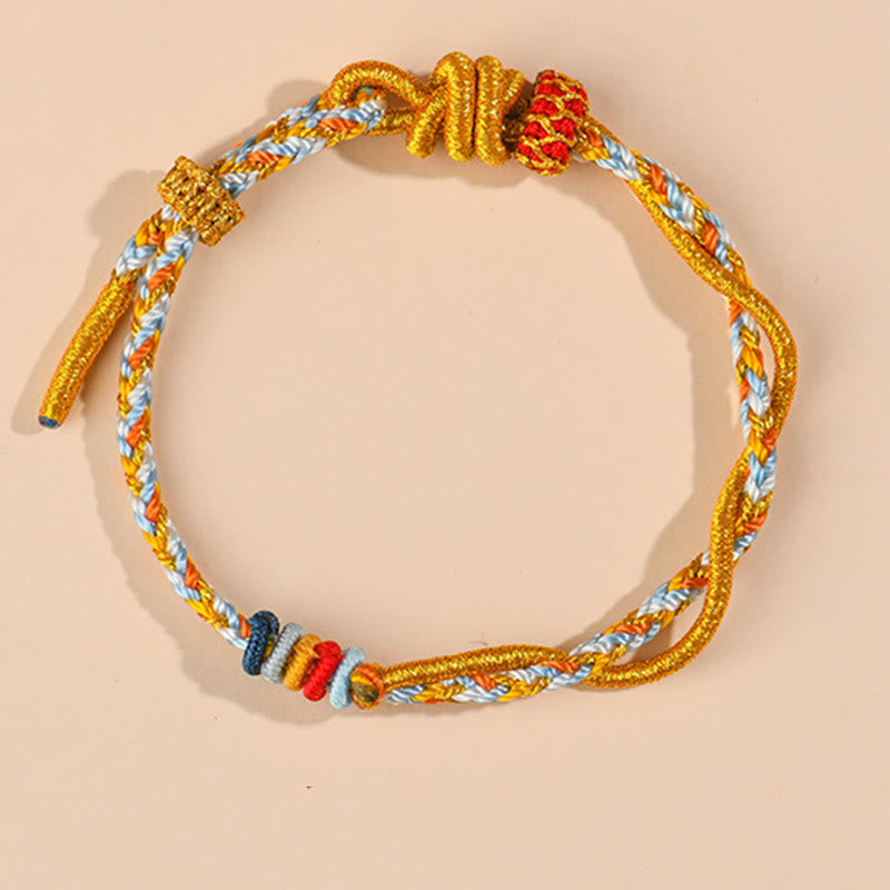 Nimara Ritual Colorful String Snake Dragon Year of the Snake Luck Bracelet