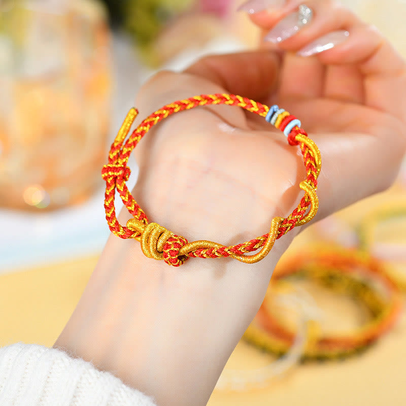 Nimara Ritual Colorful String Snake Dragon Year of the Snake Luck Bracelet
