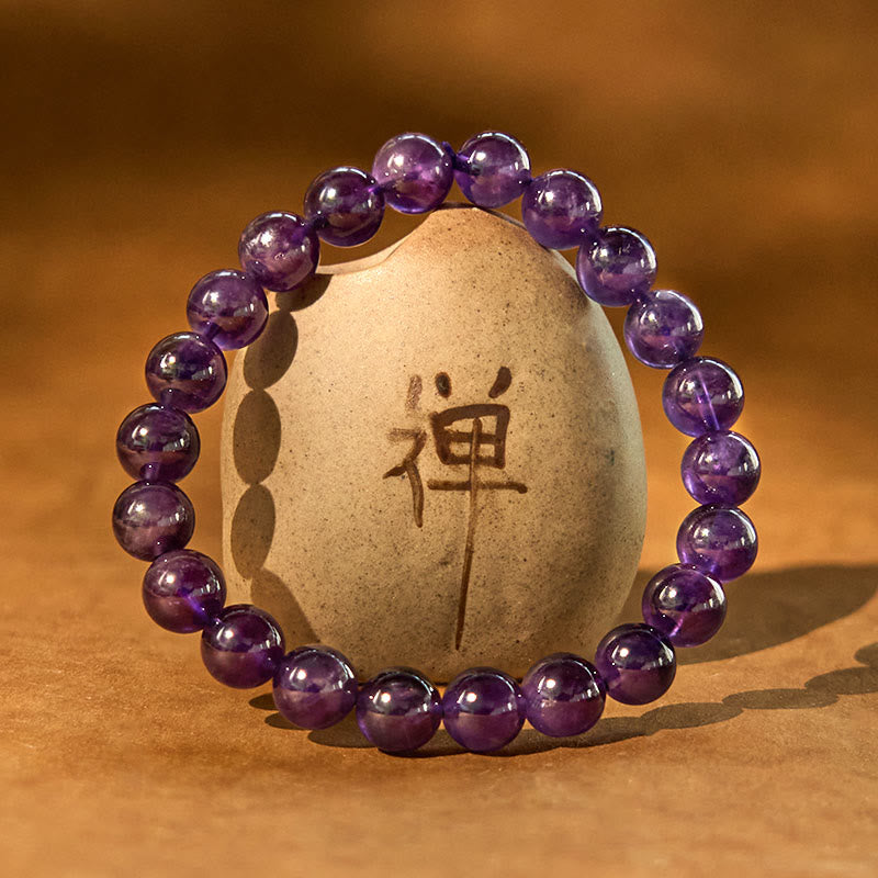Nimara Ritual Natural Amethyst Inner Peace Meditation Bracelet