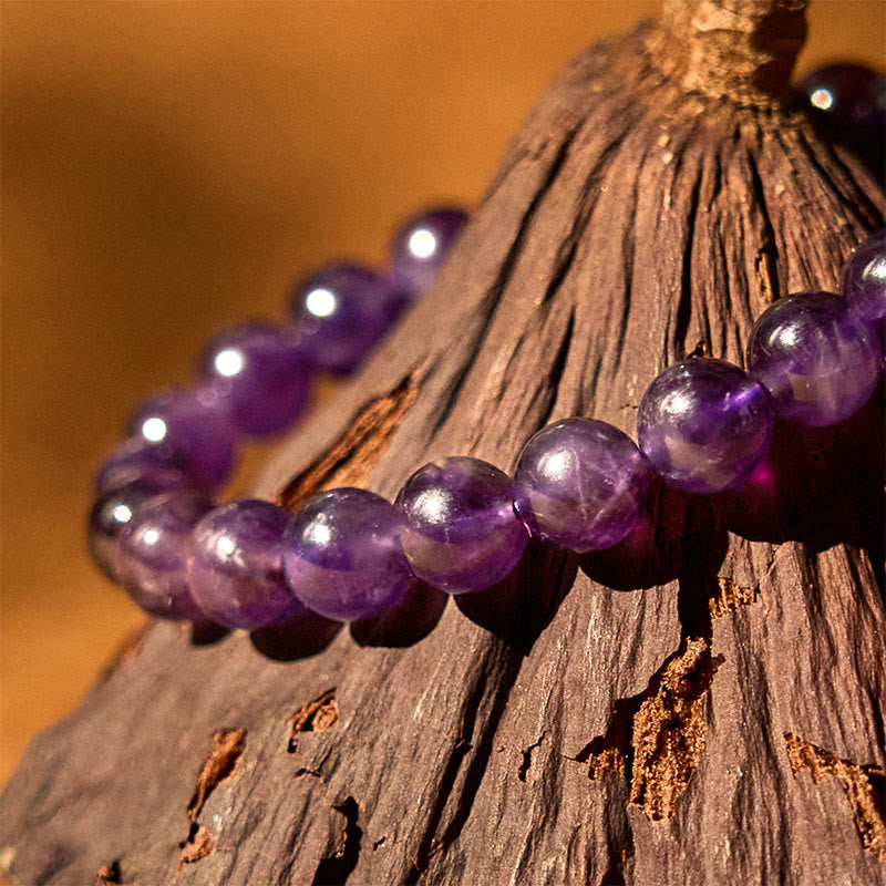 Nimara Ritual Natural Amethyst Inner Peace Meditation Bracelet