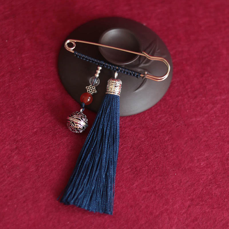 Nimara Ritual Retro Bell Tassels Brooch