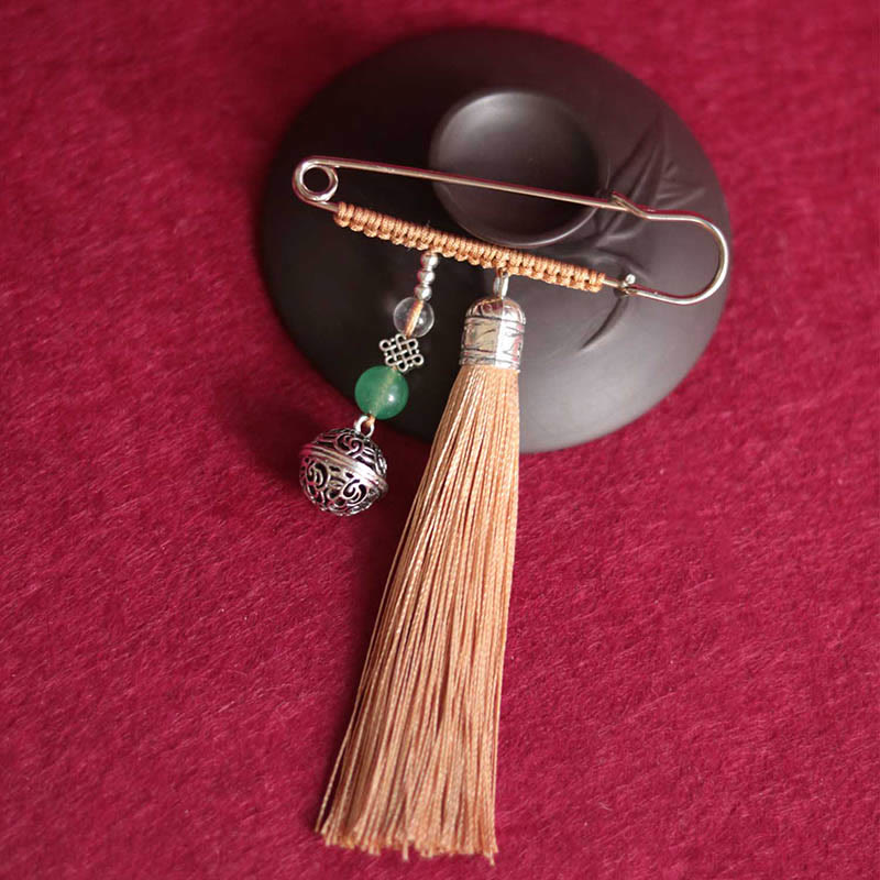 Nimara Ritual Retro Bell Tassels Brooch