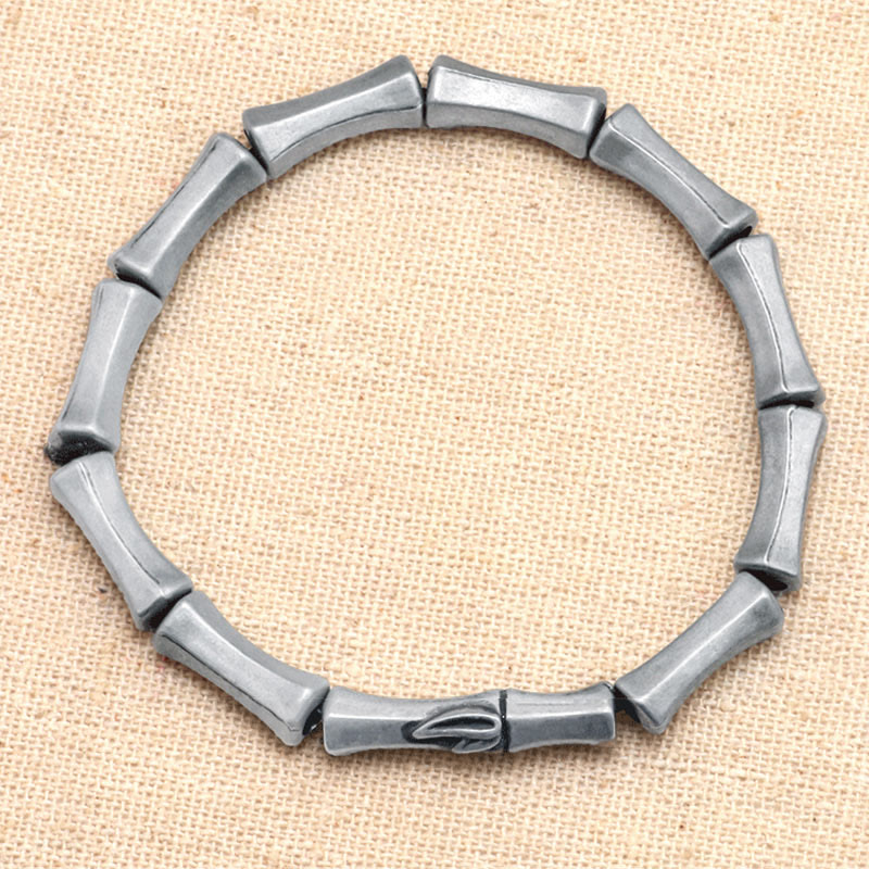 Nimara Ritual Bamboo Pattern Alloy Strength Bracelet