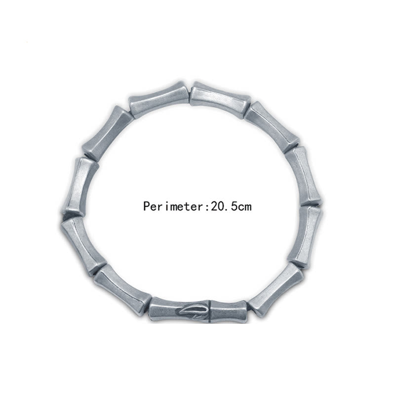 Nimara Ritual Bamboo Pattern Alloy Strength Bracelet