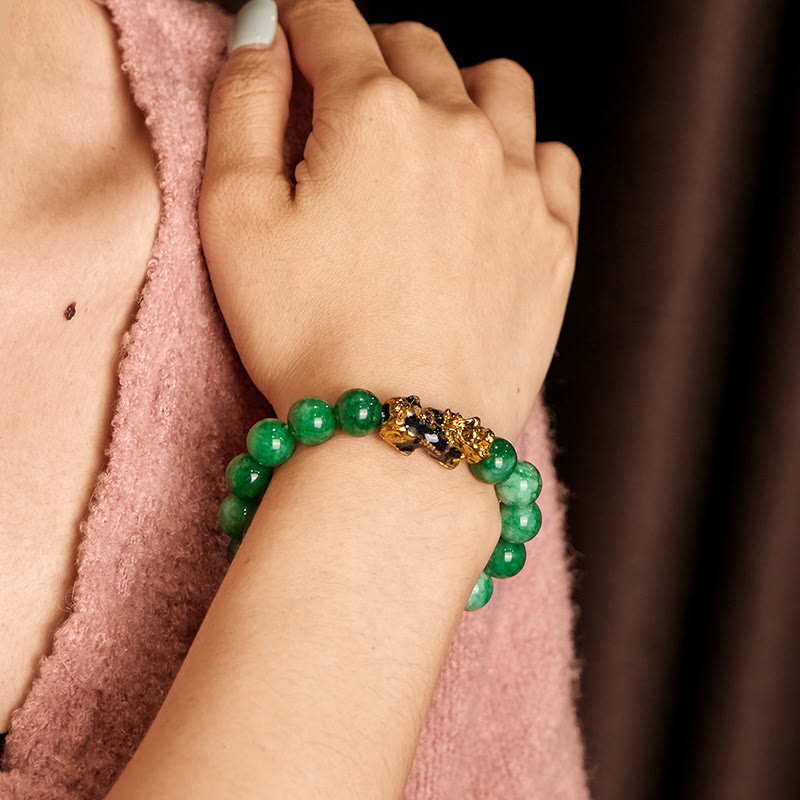 Nimara Ritual FengShui PiXiu Jade Protection Bracelet