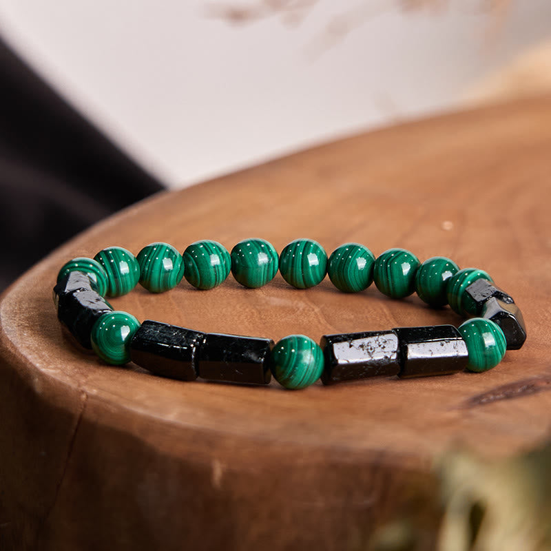 Nimara Ritual Malachite Black Tourmaline Purity Bracelet