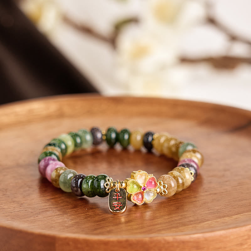 Nimara Ritual Tourmaline Jade Safe And Well Love Bracelet
