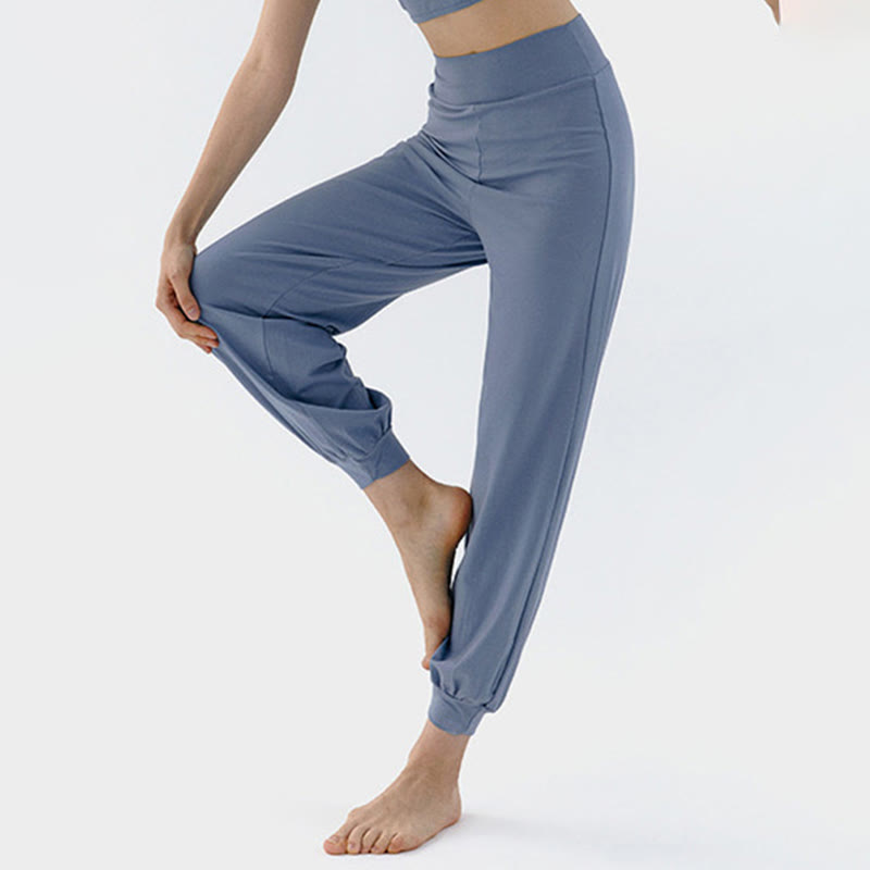 Nimara Ritual Casual Plain High Waist Quick Drying Women's Leica Pants