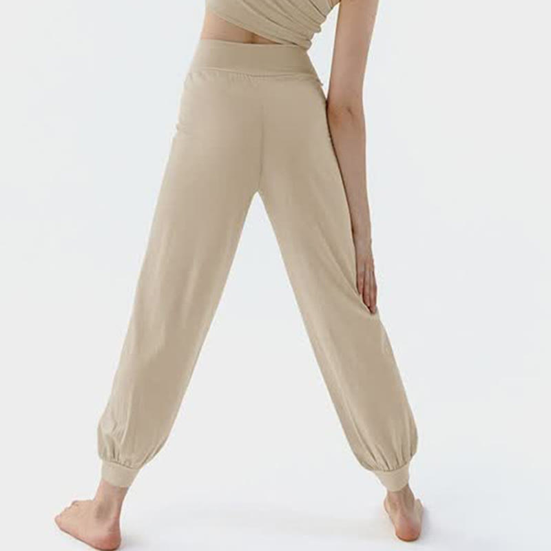 Nimara Ritual Casual Plain High Waist Quick Drying Women's Leica Pants
