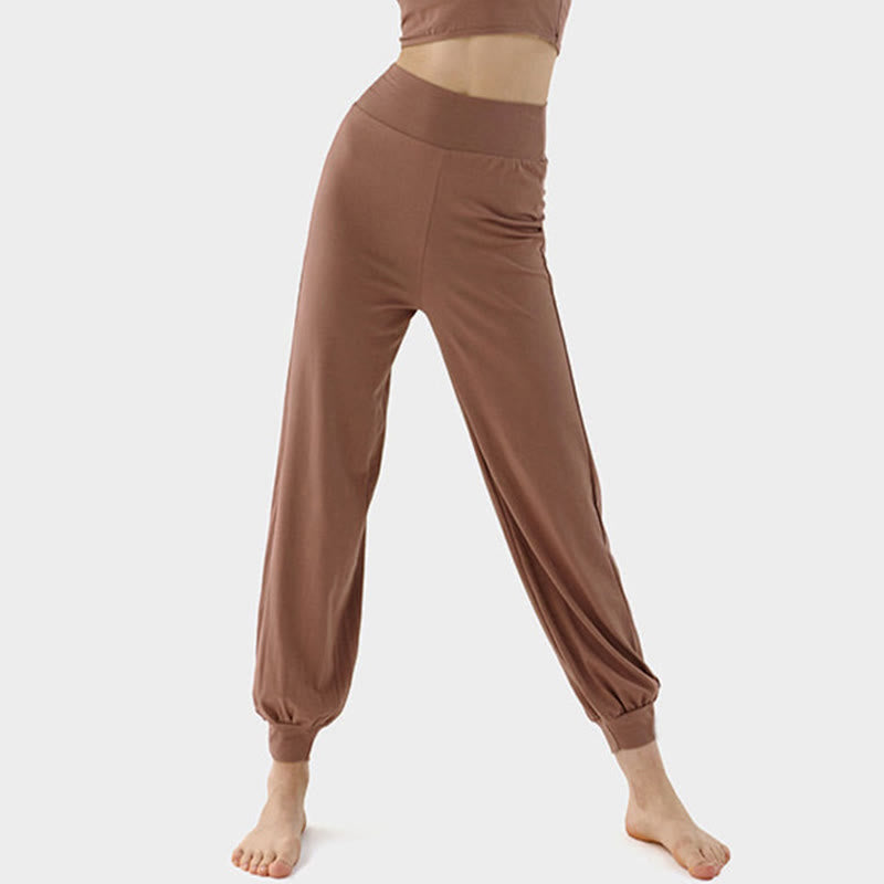 Nimara Ritual Casual Plain High Waist Quick Drying Women's Leica Pants
