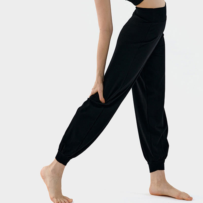 Nimara Ritual Casual Plain High Waist Quick Drying Women's Leica Pants