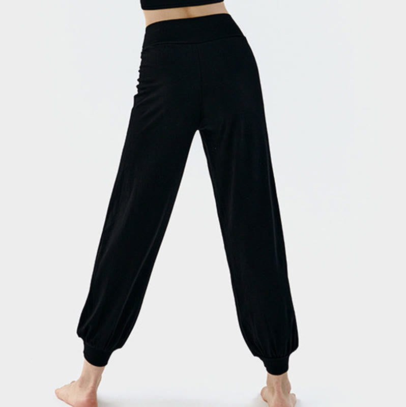 Nimara Ritual Casual Plain High Waist Quick Drying Women's Leica Pants